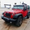 Red Jeep Wrangler at Tamy Tours