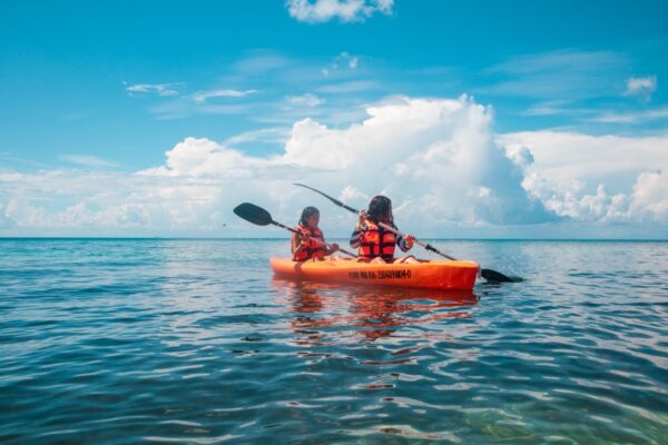 Kayaks At Playa Mia in Tamy Tours
